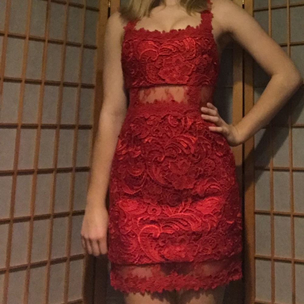 Red Venus dress
